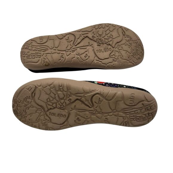 UIN Pray for Goodness 2 Malaga Slippers Cotton Colorful W1122574 Womens Size 7 - Picture 6 of 7